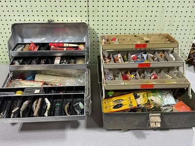 Tackle Boxes with Contents — 2 in lot