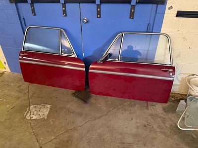 A Pair of Front Doors for an Austin America