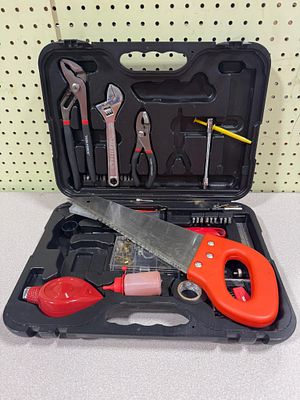 Task Force Household Tool Set in Molded Plastic Carrying Case