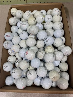 100+ Mixed Brand Used Golf Balls Including Titleist, Top-Flite, and Pinnacle. An assortment of 