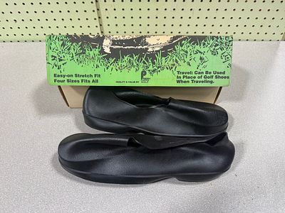 A Pair of Vintage Principle Plastics Golf Overshoes in Original Box