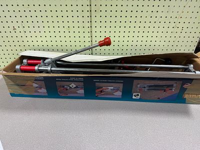Value Tools 3-in-1 Manual Tile Cutter with Hole Cutting Attachment, Item 42828