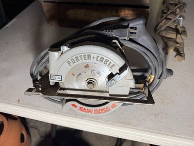 Porter-Cable Model 345 Saw Boss 6-Inch Heavy Duty Circular Saw. Auction pickup for this auction 