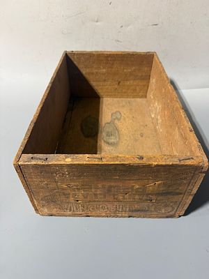 Antique Santa Clara California Wooden Prune Crate