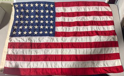Vintage National Nylon 48-Star United States National Flag 2x3 Feet. This vintage United States 