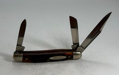 Vintage Craftsman USA 9510 Three Blade Stockman Folding Pocket Knife. A vintage three-blade 