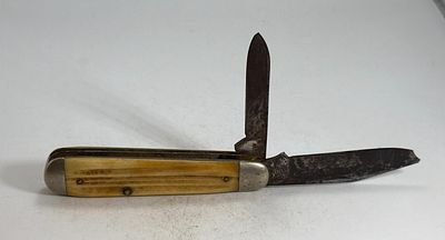 Vintage Queen Cutlery Co. Two Blade Folding Jack Knife