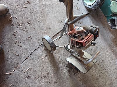 WEST OF MEEKER PICKUP- Stihl MM 55 Yard Boss Gas-Powered Multi-Task System with Tiller Attachment. 