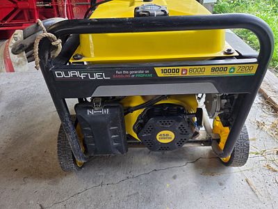 KENTON AREA PICKUP- Champion Power Equipment 10000/8000 Watt Dual Fuel Portable Generator Model 