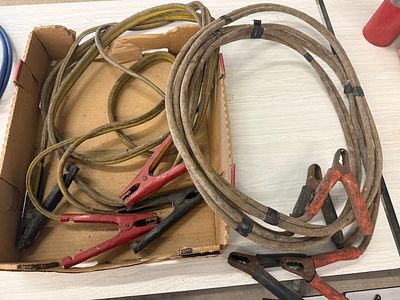 Two Sets of Automotive Battery Booster Jumper Cables