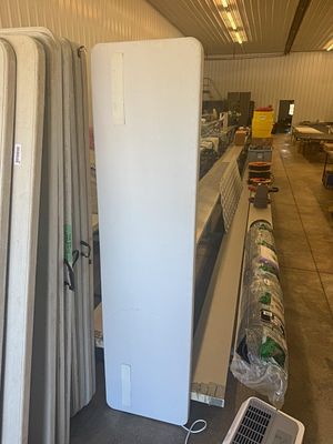 6 Foot plastic table-USED, only 18" wide