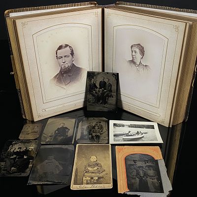 Turn of the Century West Texas Professional Portrait Photography Collection, comprising a 