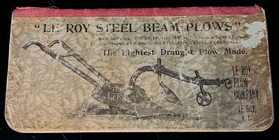 Le Roy Plow Company Advertising Booklet / Farmer's Guide, c. 1900. A vintage advertising 