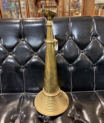 Fred J. Miller Patented Brass Fireman's Speaking Trumpet, New York. A brass fireman's speaking 