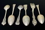 A Collection of Six Assorted American Sterling Silver Flatware Pieces. A collection of six Image - 3