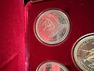 Isle of Man 1979 Millennium of Tynwald Solid Sterling Silver Proof Five Crowns Set. A collection Image - 4
