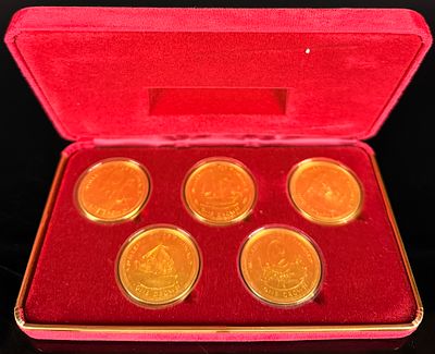 Isle of Man 1979 The Five Crowns of Man Millennium of Tynwald Sterling Silver BU Coin Set. This 