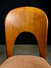 A Niels Koefoed Sculptured Teak Dining Chair Made by Koefoed's Hornslet Denmark. A single Image - 1
