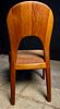 A Niels Koefoed Sculptured Teak Dining Chair Made by Koefoed's Hornslet Denmark. A single Image - 3