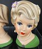 A Collection of 4 Napcoware Mid-Century Lady Head Vases. This collection consists of four Image - 3