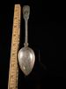 1.8 Ozt 800 Silver Fiddle Pattern Serving Spoon by Kurtz. A German 800 silver serving spoon Image - 3