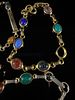 A Collection of 1960s Gold-Filled and Carved Stone Scarab Jewelry. This collection of mid-20th Image - 6