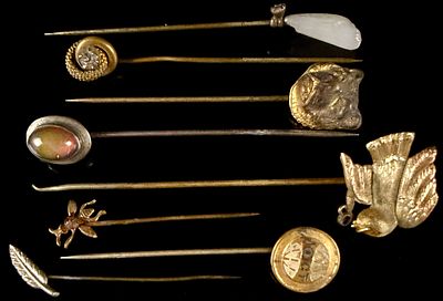 A Collection of Antique and Vintage Stick Pins. A collection of antique and vintage stick pins 