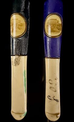 A Pair of Vintage Bad-Nauheim Souvenir Cigarette Holders. A pair of souvenir cigarette holders 