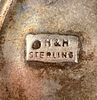 Sterling Silver English Riding Saddle Brooch. A sterling silver brooch cast in the form of an Image - 2