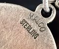 Two Sterling Silver Religious Items Including a Malco Devotional Chain and a JJC Angel Brooch. Th Image - 5