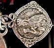 Two Sterling Silver Religious Items Including a Malco Devotional Chain and a JJC Angel Brooch. Th Image - 6
