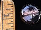 David-Andersen Sterling Silver and Guilloche Enamel Bermuda Tropical Landscape Brooch. A Image - 5