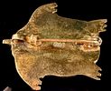 Mexican .970 Silver Inlay Turtle Brooch. This animal motif brooch is designed in the form of a Image - 2