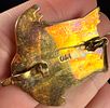 Mexican .970 Silver Inlay Turtle Brooch. This animal motif brooch is designed in the form of a Image - 3
