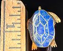 Mexican .970 Silver Inlay Turtle Brooch. This animal motif brooch is designed in the form of a Image - 5