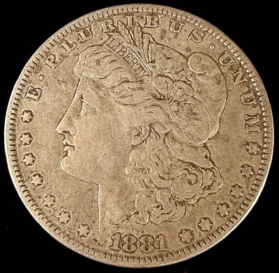 1881-O US Morgan Silver Dollar. This 1881-O US Morgan silver dollar was struck at the New 