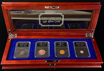 The Danbury Mint Rare Cent Coin Collection. A set of US coins from the Danbury Mint presented in 