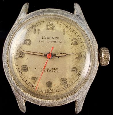 Lucerne 17 Jewel Incabloc Antimagnetic Vintage Wristwatch. A vintage manual wind wristwatch by 