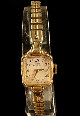 Girard-Perregaux 10K Gold Filled Ladies' Manual Wind Cocktail Watch. A vintage mid-century 