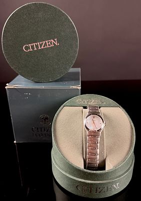 Citizen Ladies Eco-Drive Stainless Steel Wristwatch EP8090-54D. A Citizen ladies Eco-Drive 