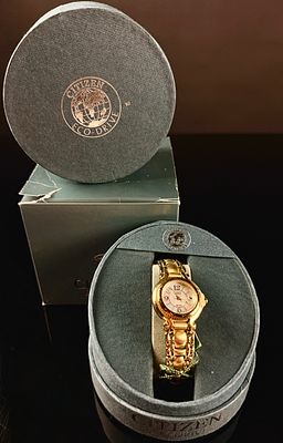 Citizen Eco-Drive Ladies Mother of Pearl Dial Watch EW0582-50D. A Citizen Eco-Drive ladies 