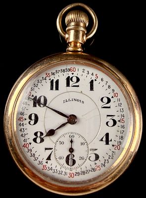 Illinois Bunn Special 21-Jewel 16s Railroad Grade Pocket Watch. An Illinois Watch Company Bunn 