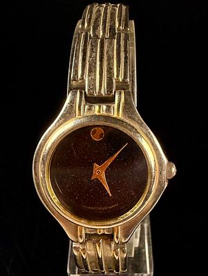 Movado Museum Ladies Two-Tone Stainless Steel Wristwatch Reference 99A226217. A ladies' Movado 