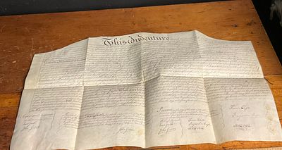 1801 Manuscript Land Deed Indenture for Germantown, Philadelphia County, Pennsylvania. An 