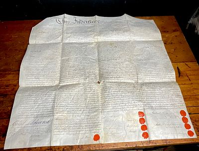 1810 Pennsylvania Land Indenture: Deed of Partition for Little Conemaugh Tracts. This 