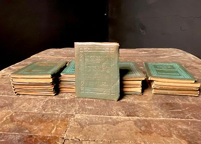 1920s. Multiple Authors. A Collection of Volumes from the Little Leather Library Redcroft Edition. 