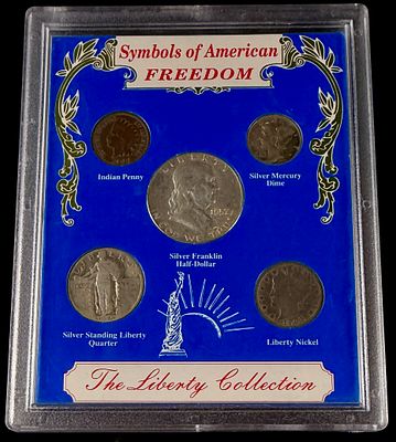 A Collection of US Coins Symbols of American Freedom The Liberty Collection. This set is titled 