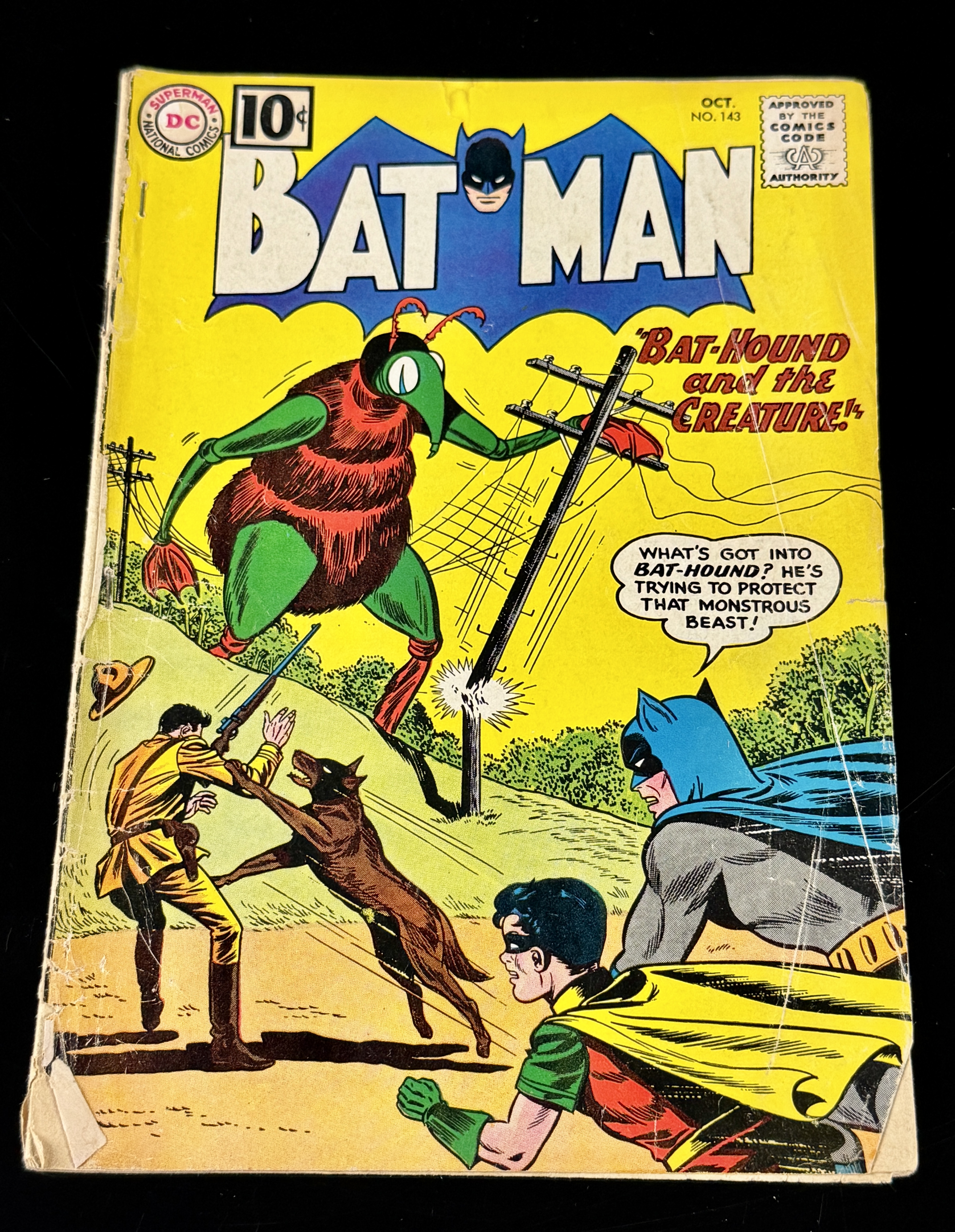 A Collection of Six Vintage Silver Age DC Comic Books, 1961