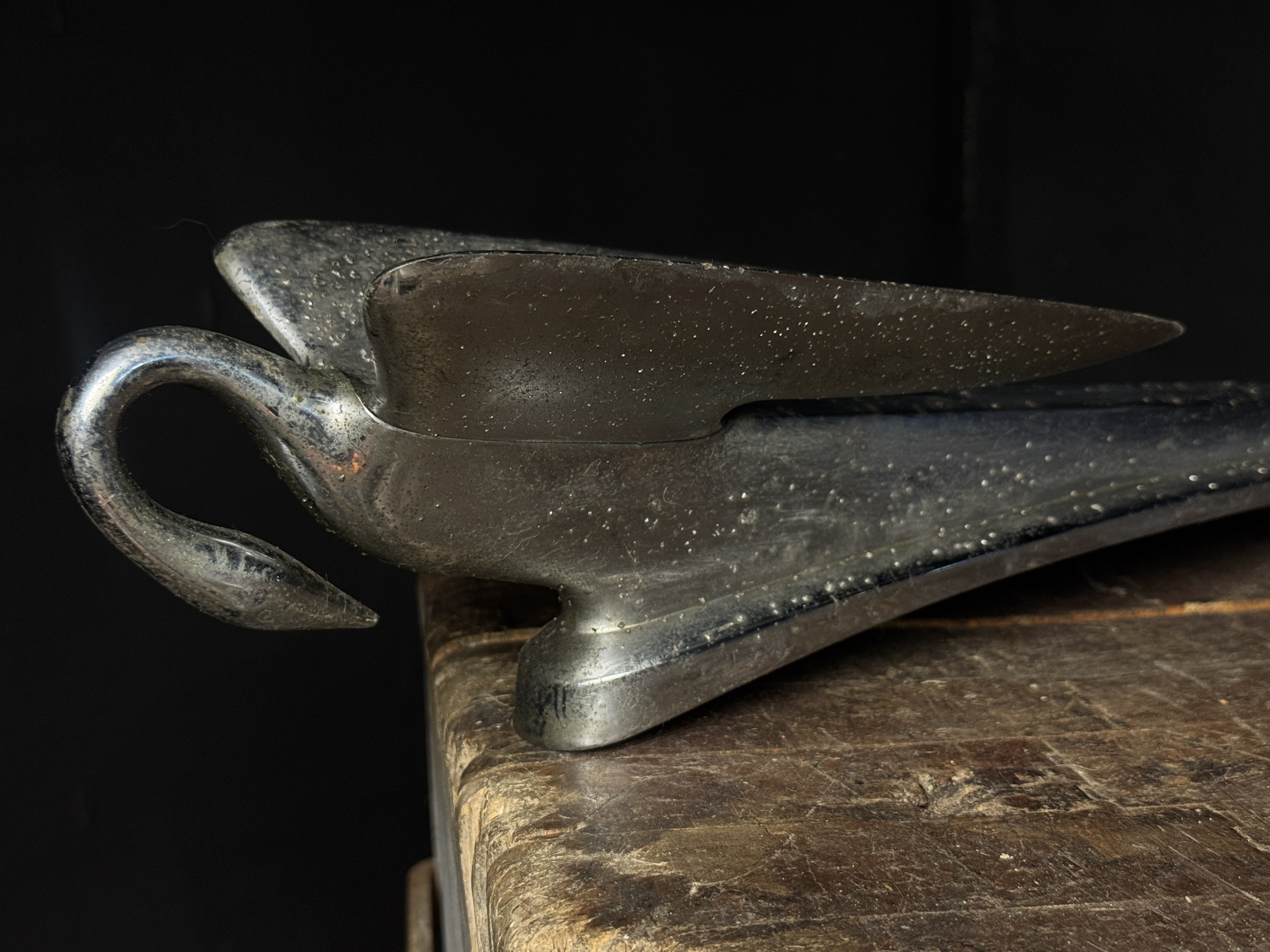 Two Vintage Packard Swan and Pontiac Chieftain Hood Ornaments
