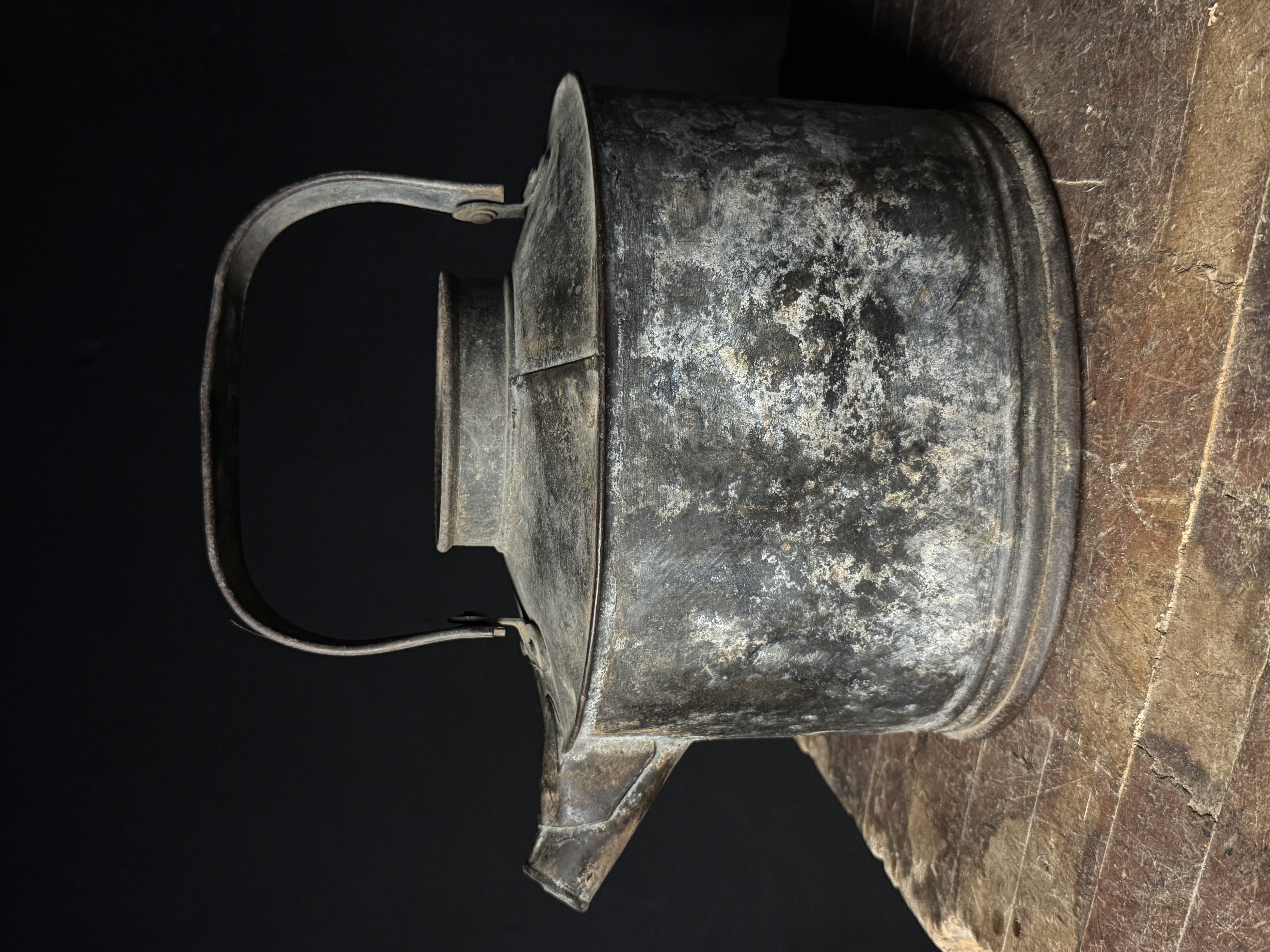 Lehigh Valley Railroad LVRR Antique Metal Locomotive Oil Can
